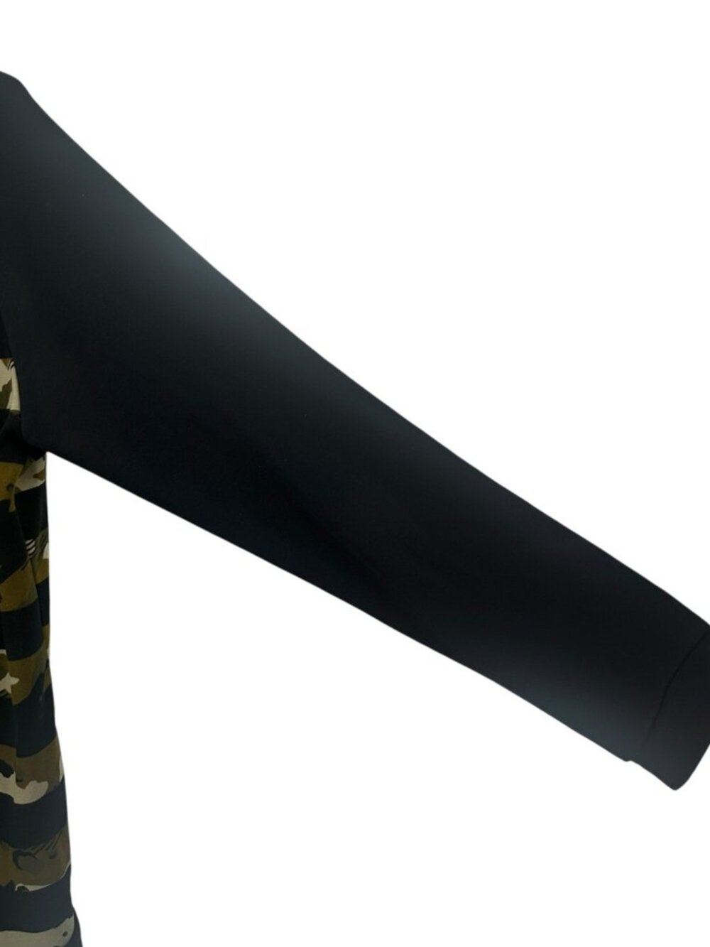 NIKE DRIFIT Mens Black & Camo‎ Pullover Hoodie Long Sleeve Sweatshirt Size L - Picture 7 of 10